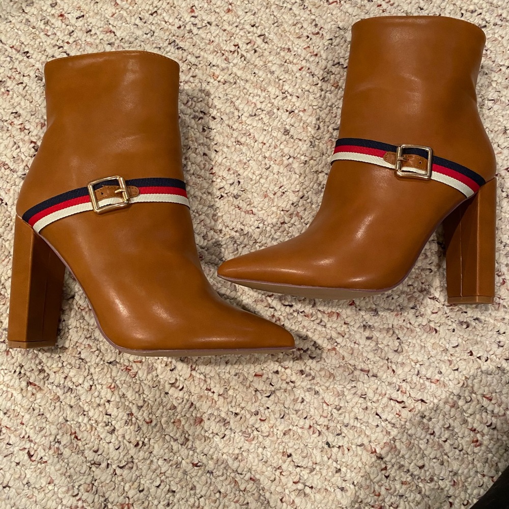 High heeled boots